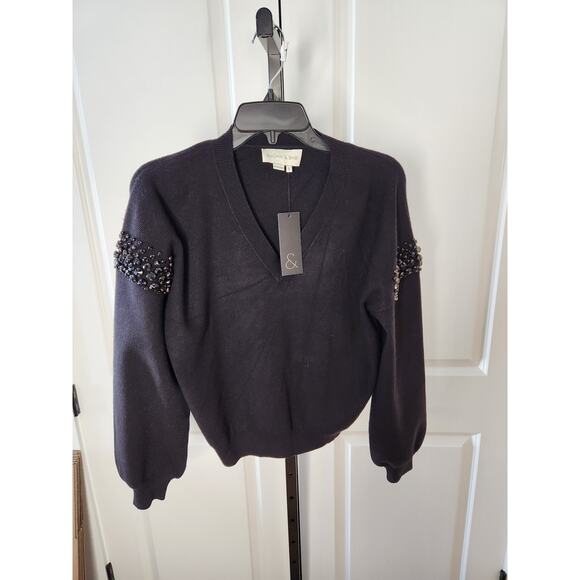 Sachin & Babi Lucia Sweater Sold OUT $295 BLACK - Picture 5 of 6